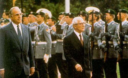 Kohl und Honecker