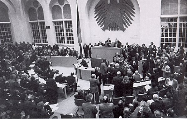 Abstimmung im Bundestag