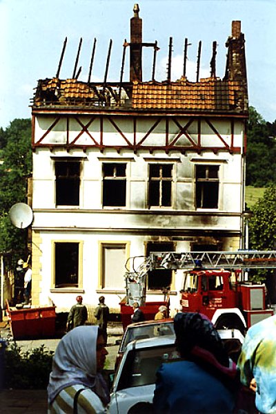 Brandanschlag auf Haus in Solingen